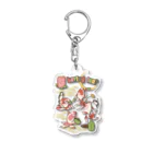 HIGEQLOのg​o​l​d​f​i​s​h​ ​p​a​r​t​y Acrylic Key Chain