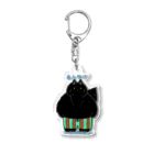 そのへんの黒猫のまふゆげ猫 Acrylic Key Chain