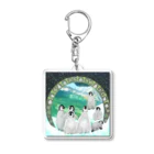 コウテイペンギン至上主義のコウテイペンギンのヒナ　たくさん Acrylic Key Chain