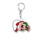 やご商会のクリスマスてんち Acrylic Key Chain