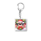 furebuhi　clubのXmas PUG アクリルキーホルダー