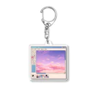 WA-TA craftのwindows Acrylic Key Chain