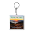 ultimatelyalpacaのSeize the day Acrylic Key Chain