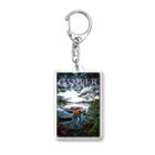 outdoor lifeのcamper  Acrylic Key Chain