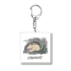 reibushaのうつぼねこ（ねこ付き） Acrylic Key Chain