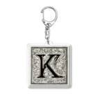 connectの幸運アルファベット K Acrylic Key Chain