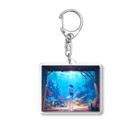 卯月なのかのWonder Houses Journey　〜いつか夢見た遊び心の旅〜　No.3「MARINE DAYS」 Acrylic Key Chain