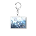 翠の楽園の海 Acrylic Key Chain