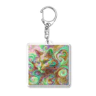 Distorted Chromatic DreamのWhimsical Feline Dream #1/6 Acrylic Key Chain