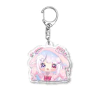 みなづき。のうさ耳パーカーちゃん(優勝) Acrylic Key Chain