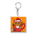 MAのクリスマスにゃんこ Acrylic Key Chain