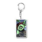 No.899のMacro puppy  Acrylic Key Chain