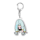 さやりさチャンネルのアクキー〝並べて可愛いシリーズ〟「SAYA」【SAYARISA×hoppeコラボアイテム】 Acrylic Key Chain