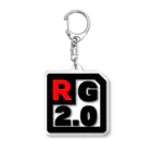 R-GAMES2.0の右上かけロゴワンポインツ アクリルキーホルダー