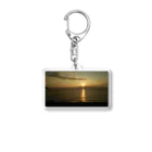 わんこの湘南の夕陽 Acrylic Key Chain