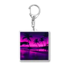 ramshopの夕暮れロマンチックハワイ Acrylic Key Chain