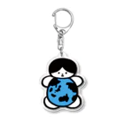 あだち美術のちきゅうくん Acrylic Key Chain