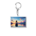 卯月なのかのTwilight Countryside Journey  〜黄昏に包まれる故郷の旅〜　No.3「Reflection」 Acrylic Key Chain