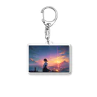 卯月なのかのTwilight Countryside Journey  〜黄昏に包まれる故郷の旅〜　No.2「暮れなずむ町」 Acrylic Key Chain