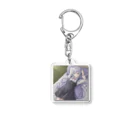 かわいい女の子とシュールな絵のだらだら怠惰ちゃん Acrylic Key Chain