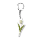 rilybiiのCream Tulip Acrylic Key Chain