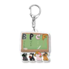 FRENCHIEの毛色の種類を学ぶ学生フレブル🧑‍🎓 Acrylic Key Chain