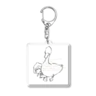 魔法の世界～ずきん～のずきんbabyと母さんアヒル Acrylic Key Chain