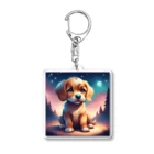 G-EICHISのかわいい犬のイラストグッズ Acrylic Key Chain