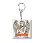 パイルドライバーのAngel beer Acrylic Key Chain