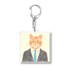 suisuishopの猫の日常F Acrylic Key Chain