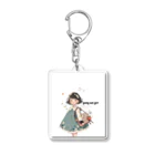 piyotanpiのgoing out girl Acrylic Key Chain