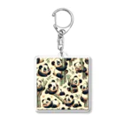 SAI.AI【ビンテージアニマル】のpandas【ビンテージアニマル】 Acrylic Key Chain