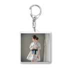 yusuke.shop1の物思いにふける女の子 Acrylic Key Chain