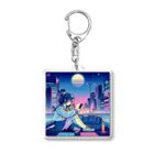 SHAKE MEのシティポップA Acrylic Key Chain