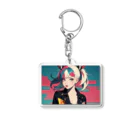 tokyo_citypopのkawaii 東京ガールアート Acrylic Key Chain