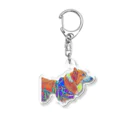 HappyDogのレオン Acrylic Key Chain