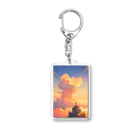 卯月なのかのMountain Journey　〜峻険の先に待つ絶景の旅〜　No.3「空の旅人」 Acrylic Key Chain