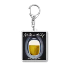 GOOD VIBES CATSの飲酒 in the sky Acrylic Key Chain