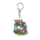 香モン ブランドのお気に入りの居場所 Acrylic Key Chain