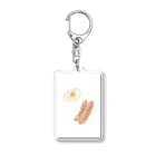 SHIOの目玉焼きとウインナー Acrylic Key Chain