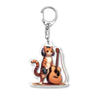 onzo_BGMの猫×音楽１７ Acrylic Key Chain