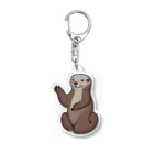 夢幻カワウソくんのお店の浮世絵風カワウソくん Acrylic Key Chain