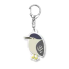 ふわりさんのササゴイさん Acrylic Key Chain