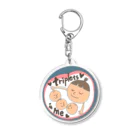 pochiのマタニティマークみつごちゃん Acrylic Key Chain