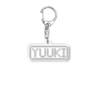 ＠maharamothraのYUUKIさん専用（メタリックシルバー） Acrylic Key Chain