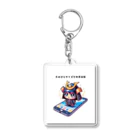 ビーナスキュートちゃんのミニサムライ、メガテック Acrylic Key Chain