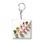 HIROTORA DESIGNの和菓子参勤交代 Acrylic Key Chain