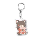 ｽｲｶﾁｬﾝ🍉のちびスイちゃん（昼寝） Acrylic Key Chain