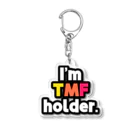 ゆでがえる(非正規こどおじでも底辺セミリタイアできますか?)のI'm TMF holder アクリルキーホルダー