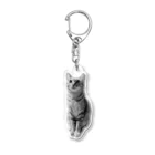 深夜の猫屋さんのしんやねこ Acrylic Key Chain